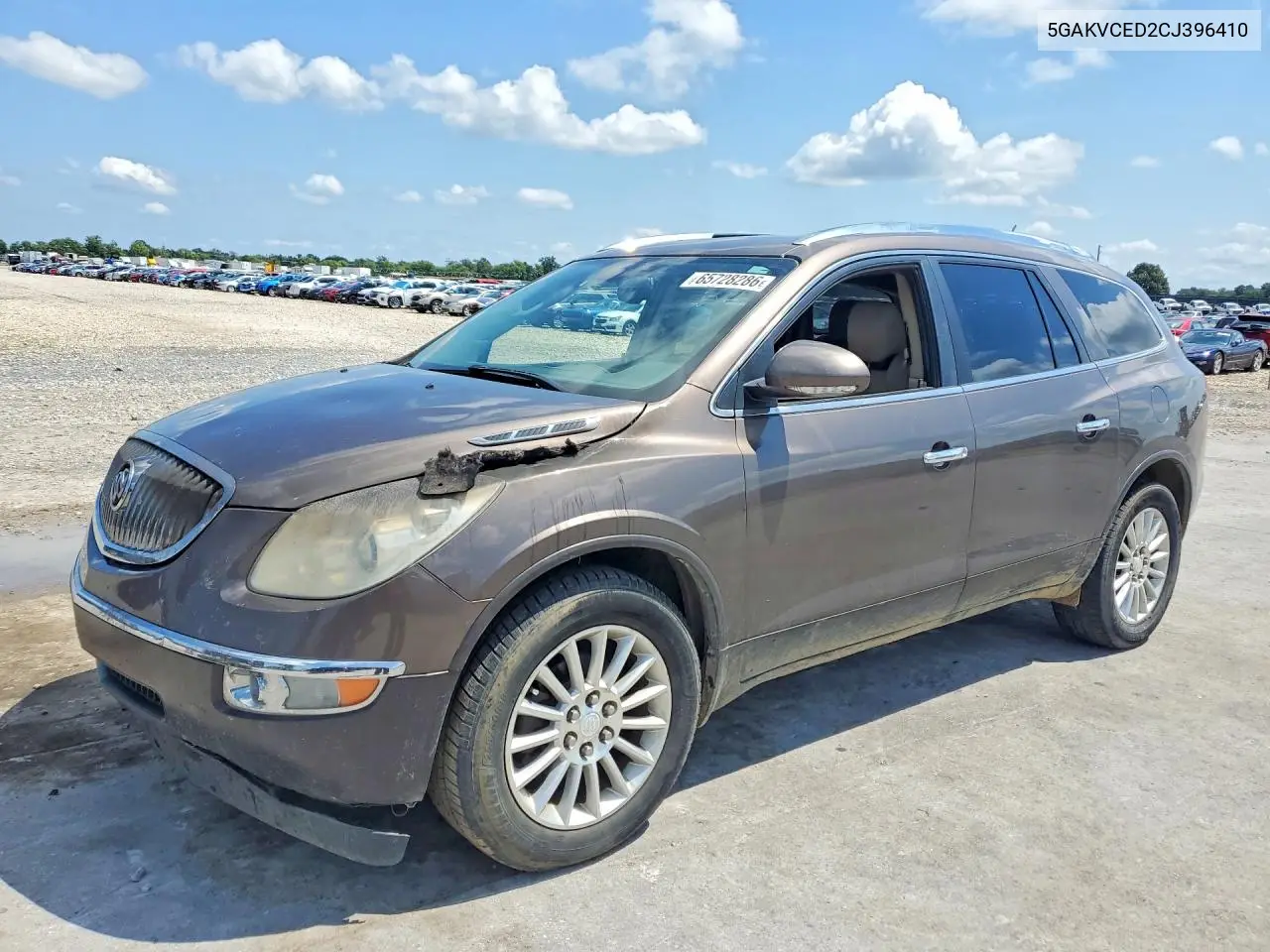 BUICK ENCLAVE 2012, VIN 5GAKVCED2CJ396410