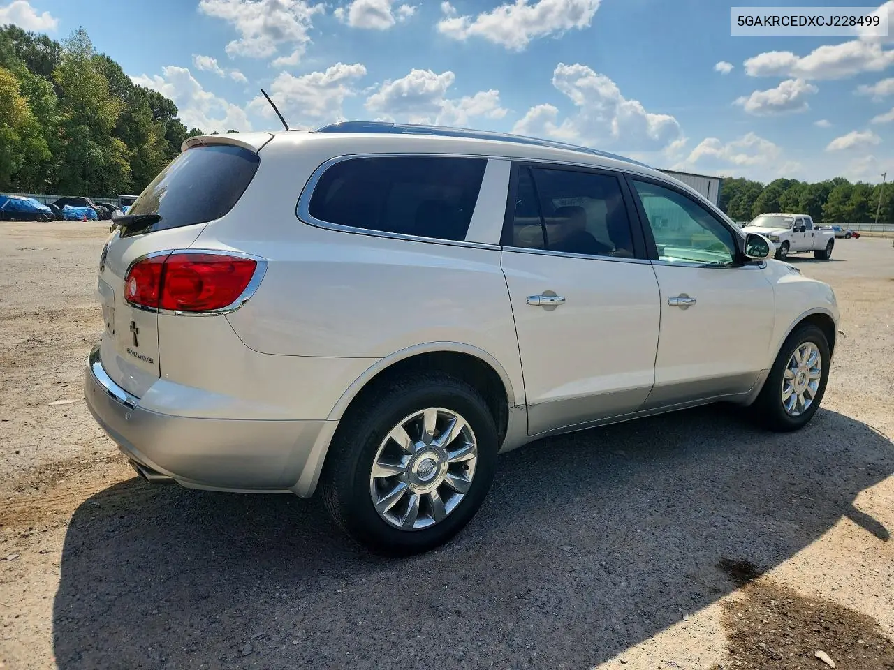 2012 BUICK ENCLAVE VIN 5GAKRCEDXCJ228499 — фото 3
