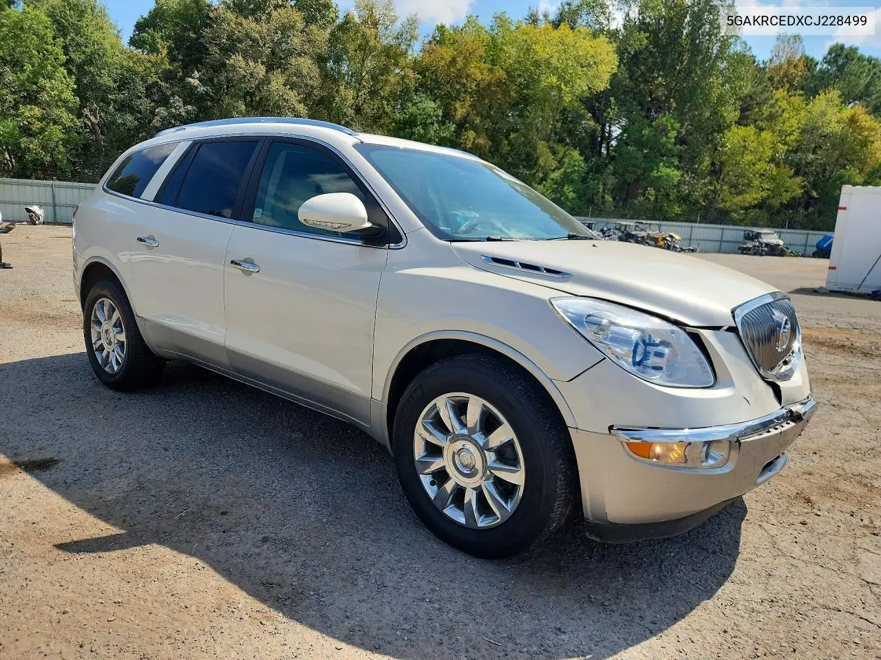 2012 BUICK ENCLAVE VIN 5GAKRCEDXCJ228499 — фото 4