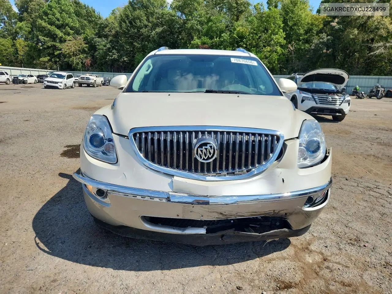 2012 BUICK ENCLAVE VIN 5GAKRCEDXCJ228499 — фото 5