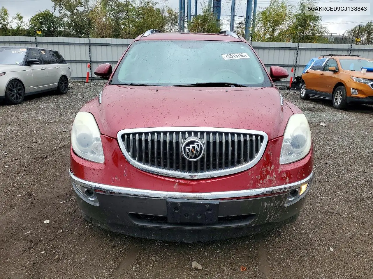 2012 BUICK ENCLAVE VIN 5GAKRCED9CJ138843 — фото 5