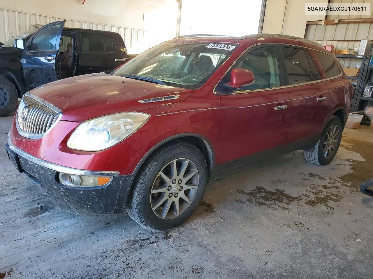 BUICK ENCLAVE 2012, VIN 5GAKRAEDXCJ170611