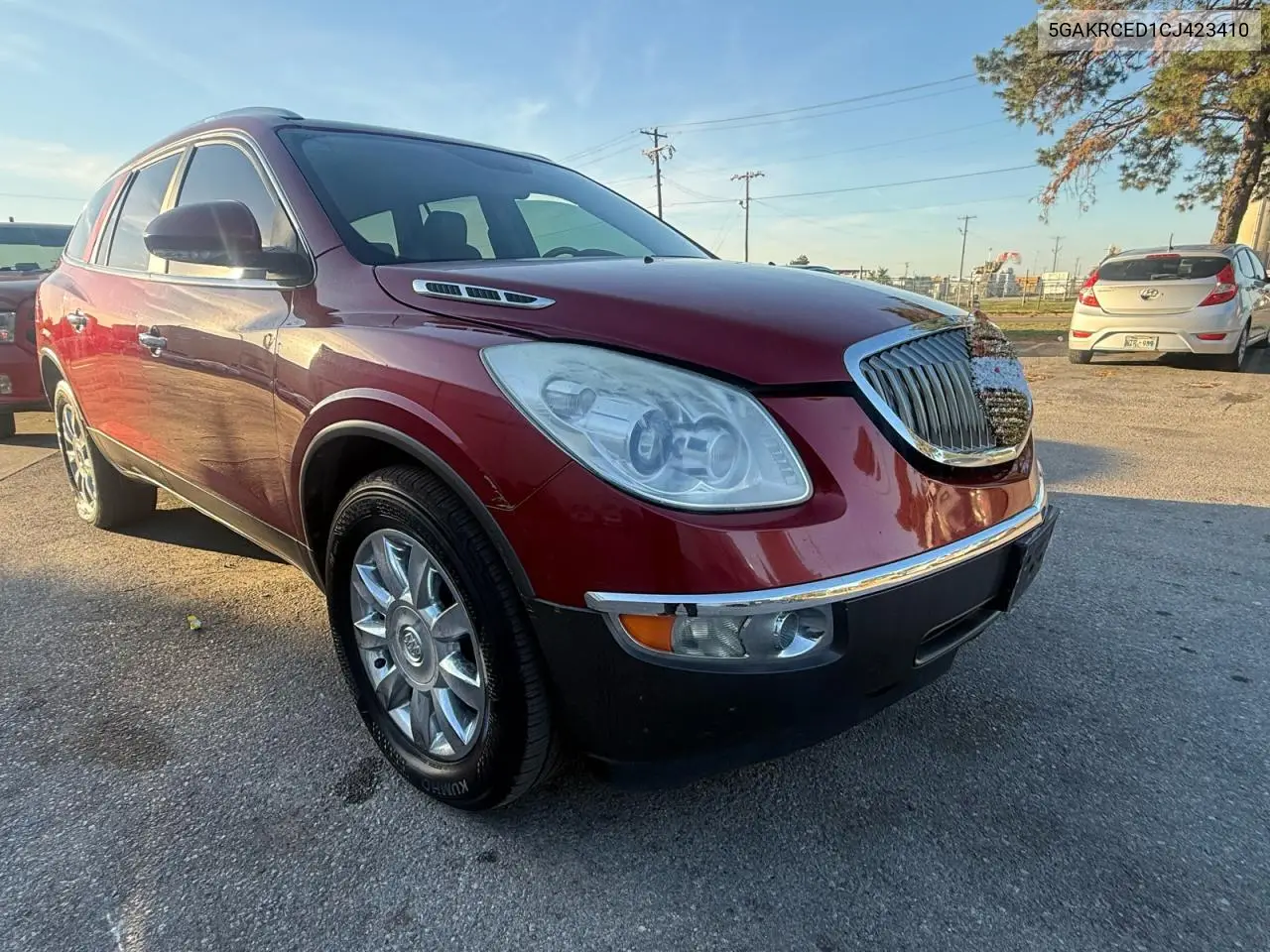 BUICK ENCLAVE 2012, VIN 5GAKRCED1CJ423410