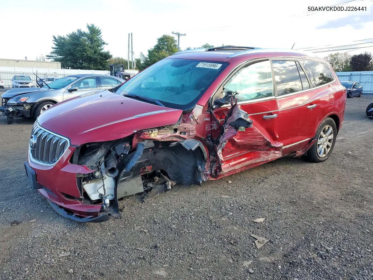 BUICK ENCLAVE 2013, VIN 5GAKVCKD0DJ226441