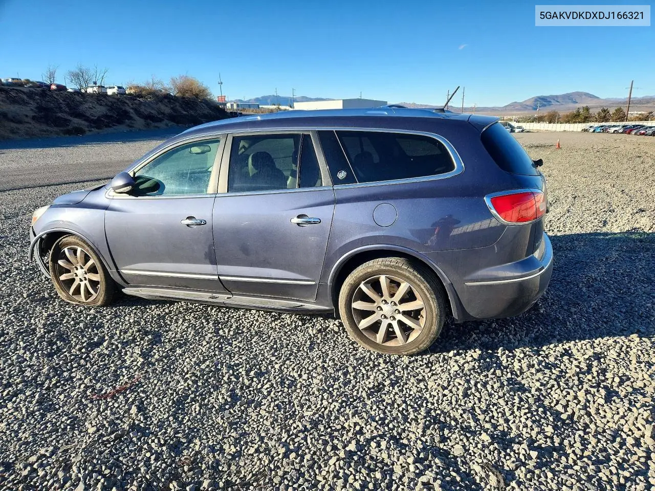 2013 BUICK ENCLAVE VIN 5GAKVDKDXDJ166321 — фото 2