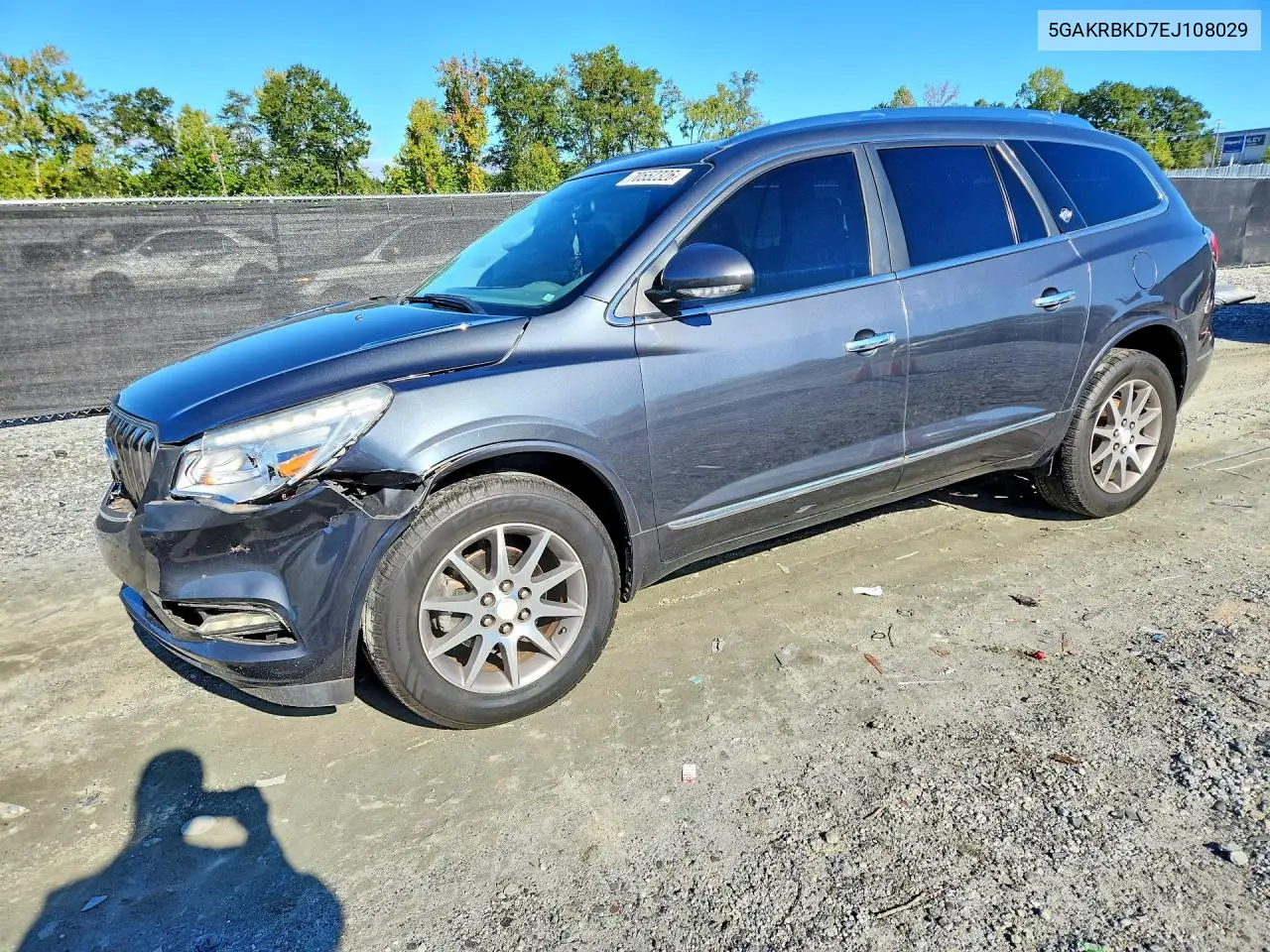 BUICK ENCLAVE 2014, VIN 5GAKRBKD7EJ108029