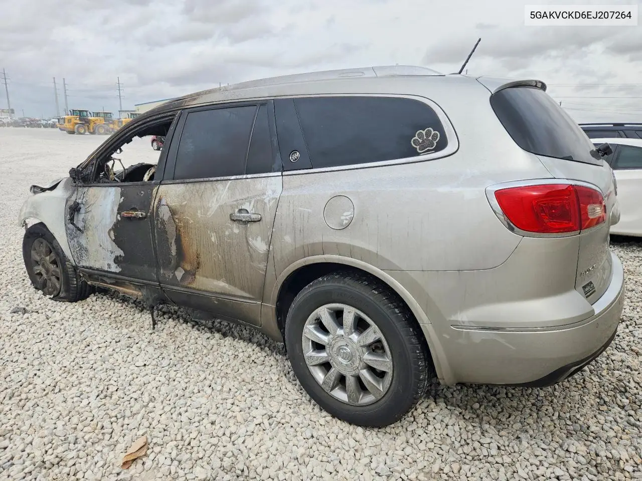 2014 BUICK ENCLAVE VIN 5GAKVCKD6EJ207264 — фото 2