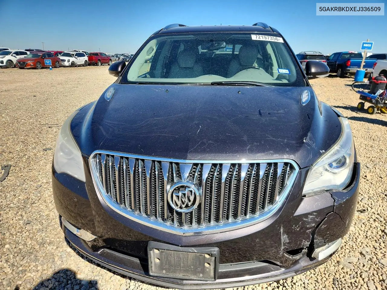 2014 BUICK ENCLAVE VIN 5GAKRBKDXEJ336509 — фото 5