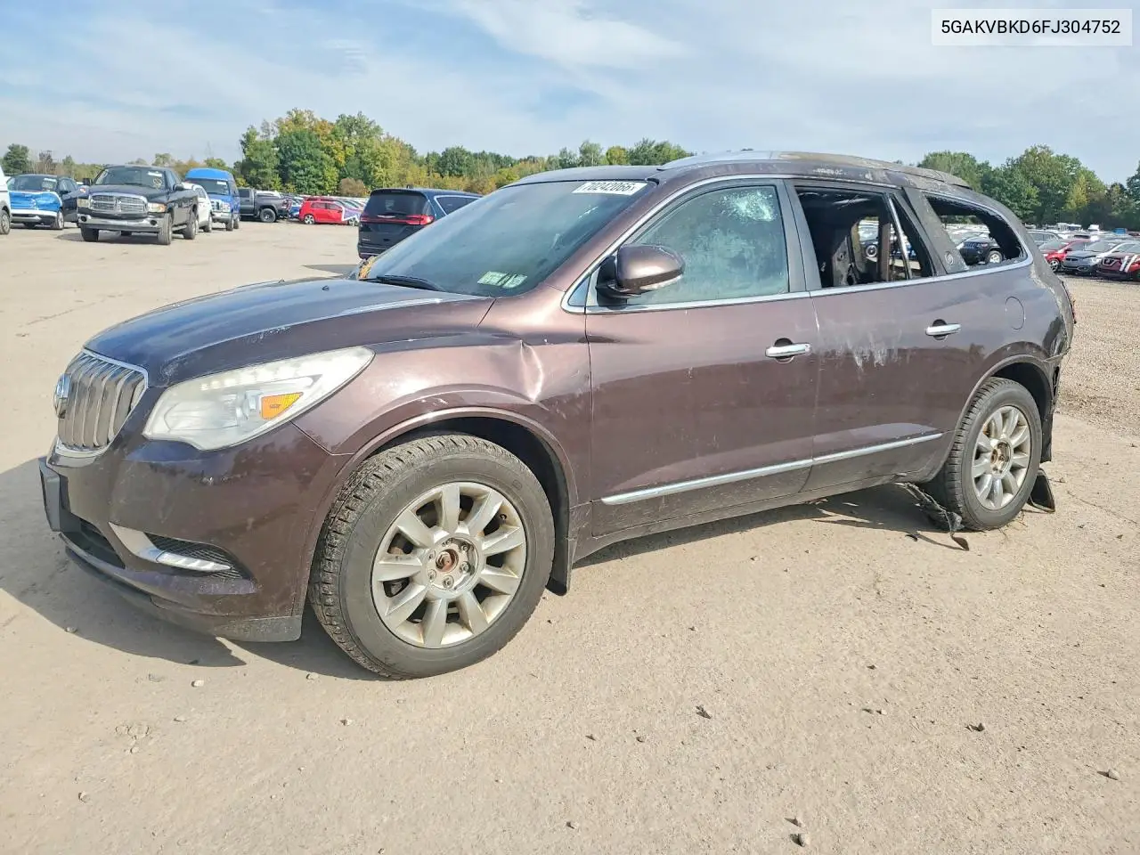 BUICK ENCLAVE 2015, VIN 5GAKVBKD6FJ304752