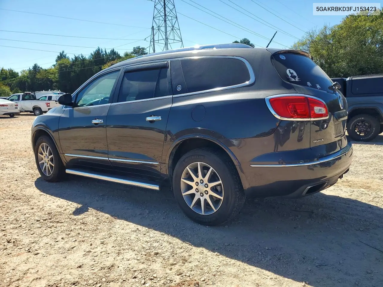 2015 BUICK ENCLAVE VIN 5GAKRBKD3FJ153423 — фото 2