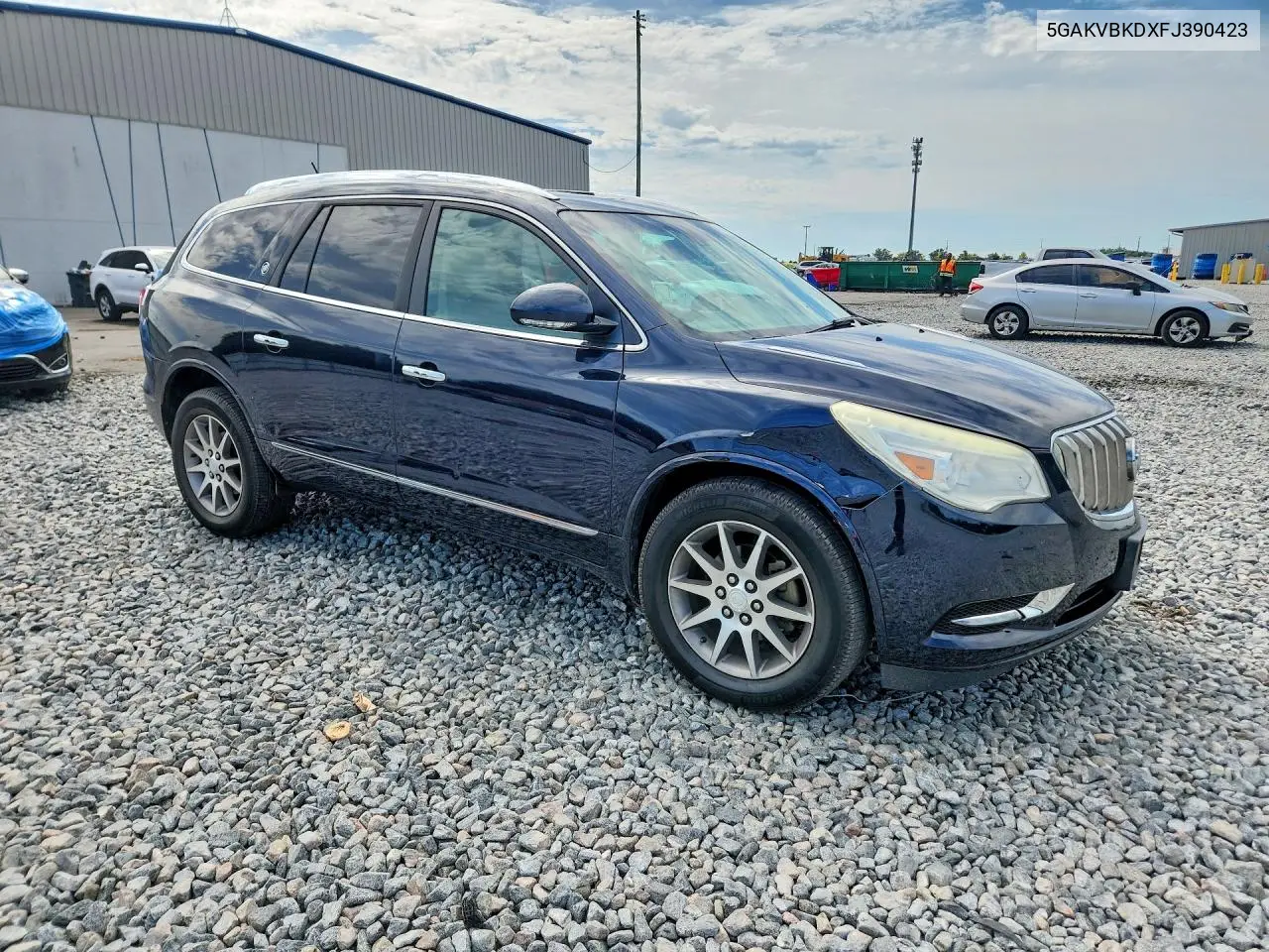 2015 BUICK ENCLAVE VIN 5GAKVBKDXFJ390423 — фото 4