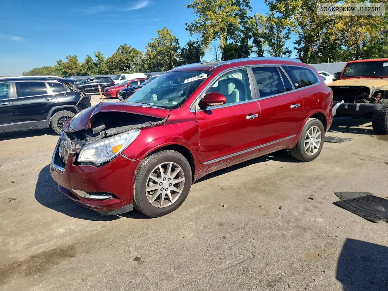 BUICK ENCLAVE 2015, VIN 5GAKRBKD9FJ162501