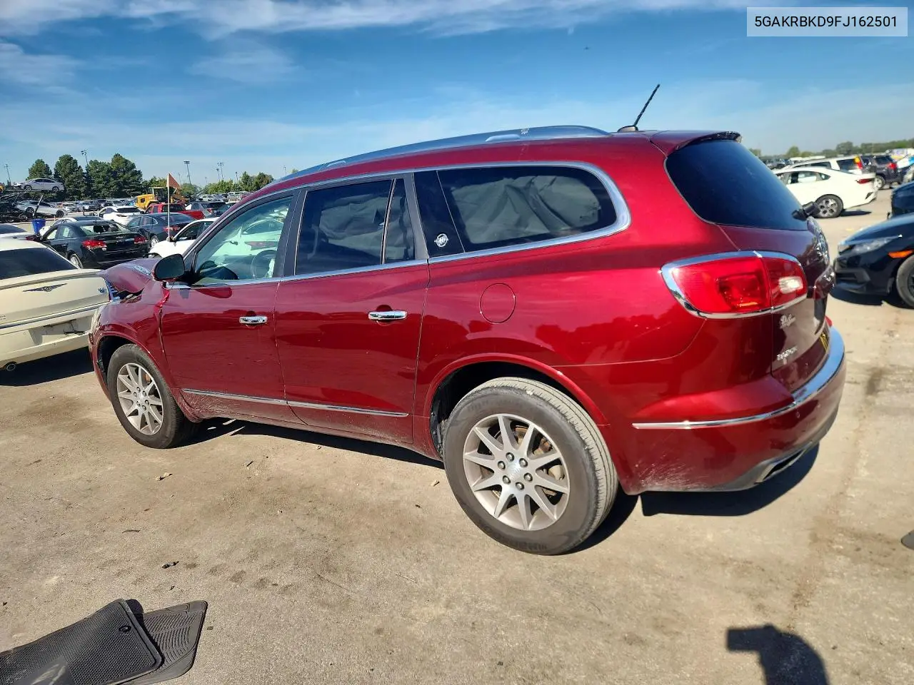 2015 BUICK ENCLAVE VIN 5GAKRBKD9FJ162501 — фото 2