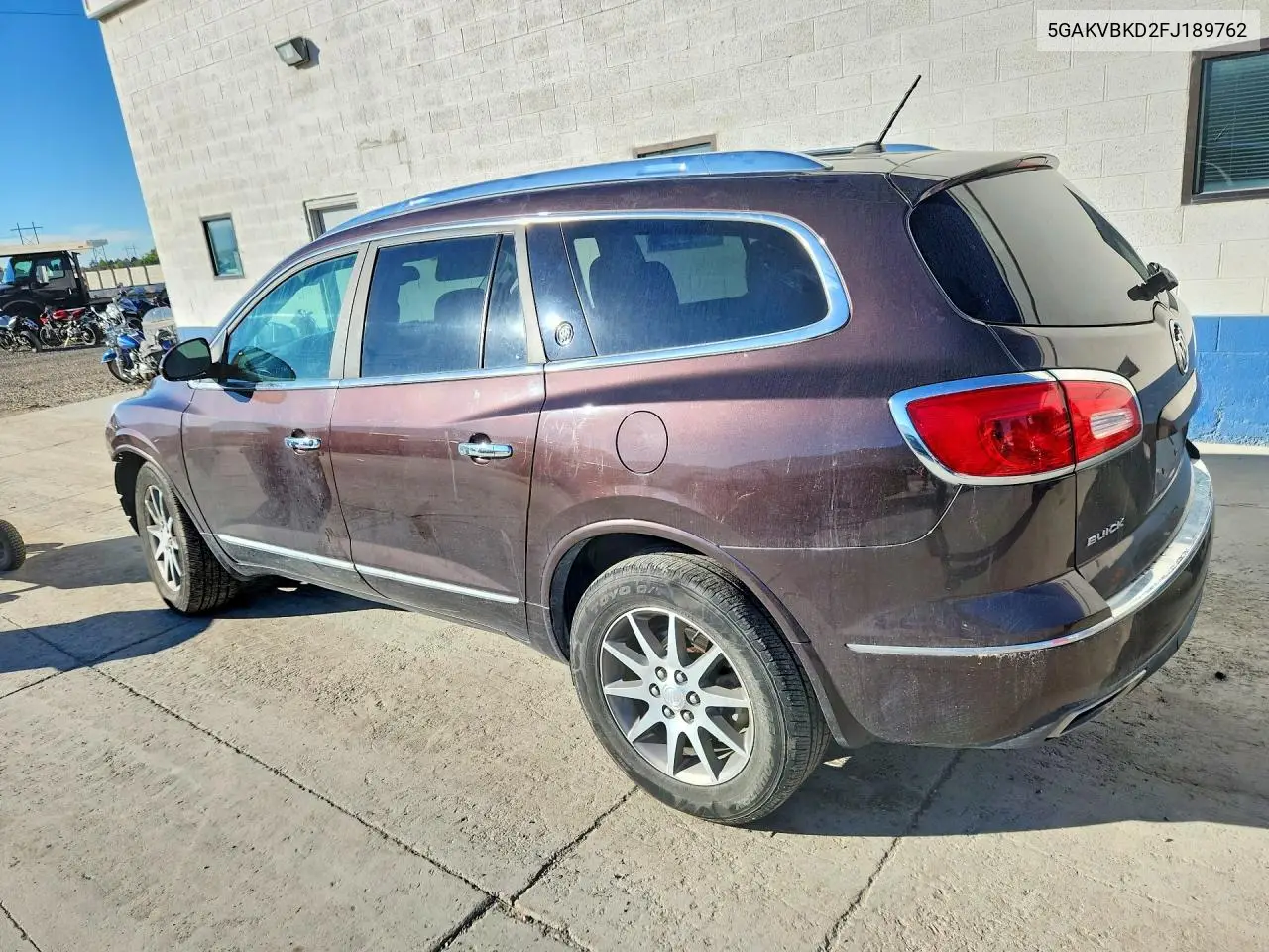 2015 BUICK ENCLAVE VIN 5GAKVBKD2FJ189762 — фото 2