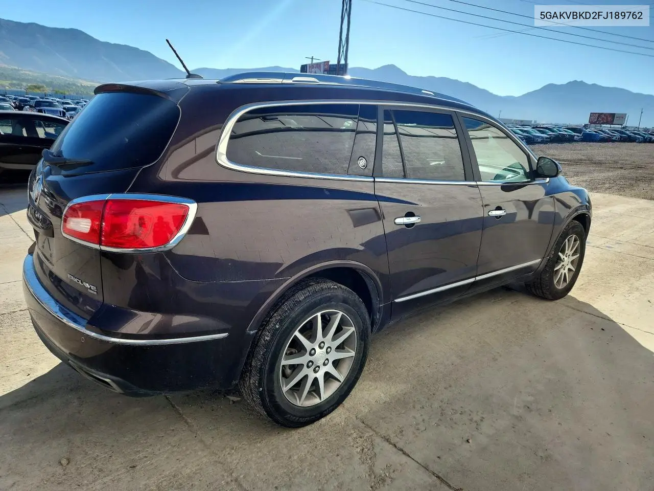2015 BUICK ENCLAVE VIN 5GAKVBKD2FJ189762 — фото 3