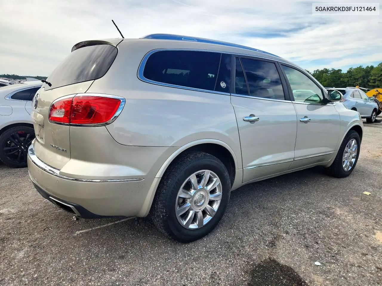 2015 BUICK ENCLAVE VIN 5GAKRCKD3FJ121464 — фото 3