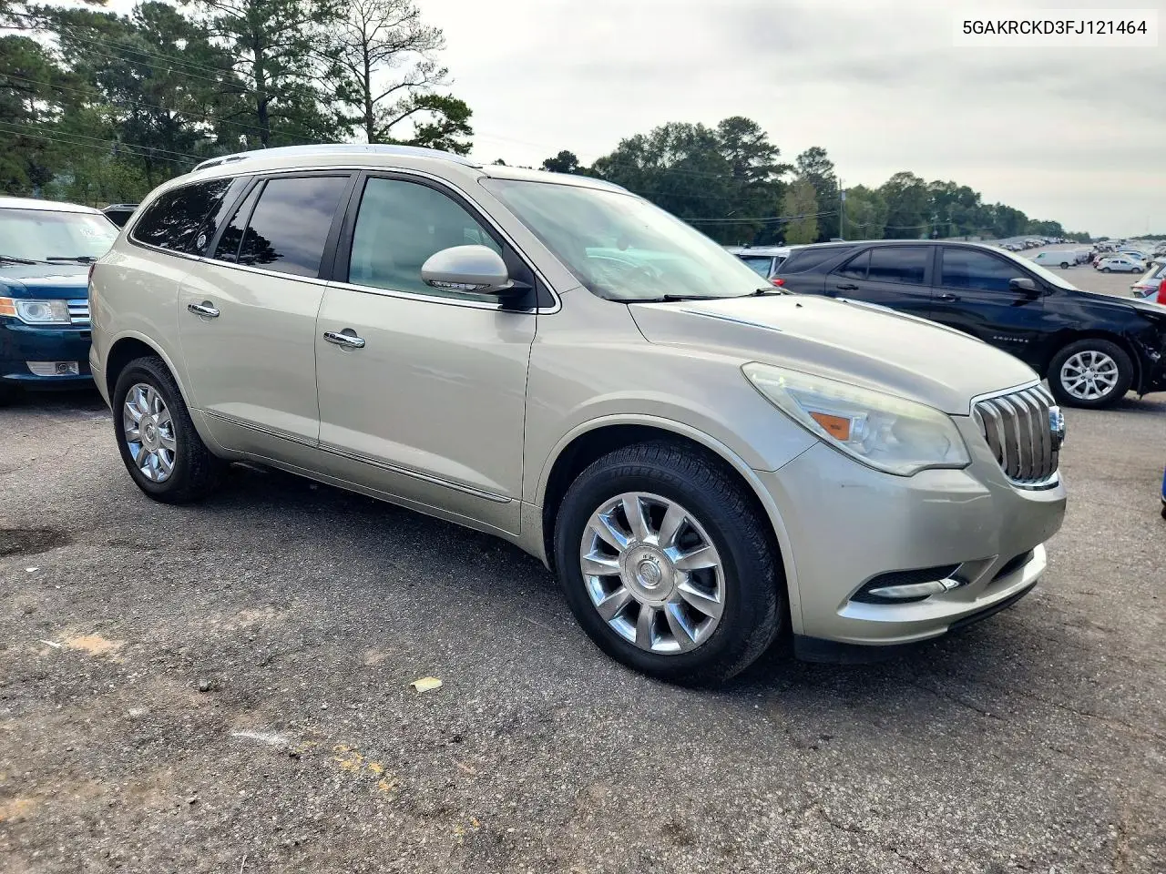 2015 BUICK ENCLAVE VIN 5GAKRCKD3FJ121464 — фото 4