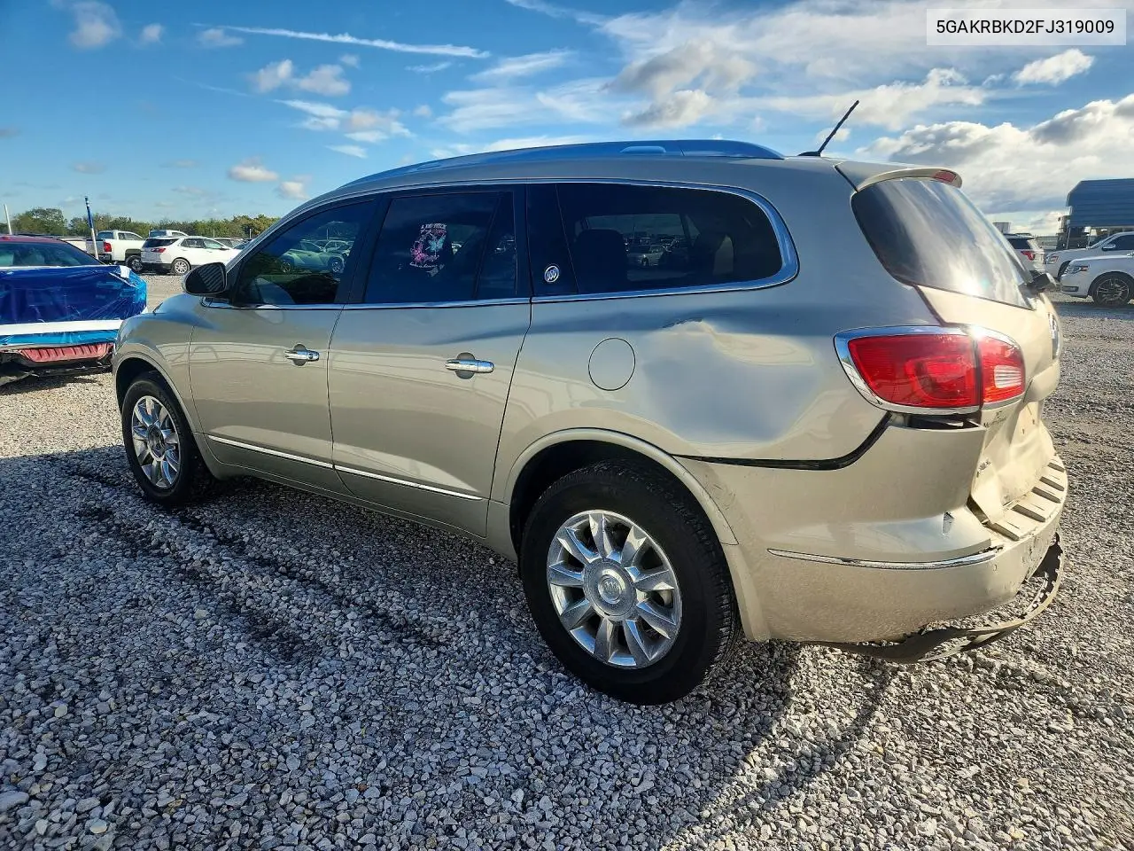 2015 BUICK ENCLAVE VIN 5GAKRBKD2FJ319009 — фото 2