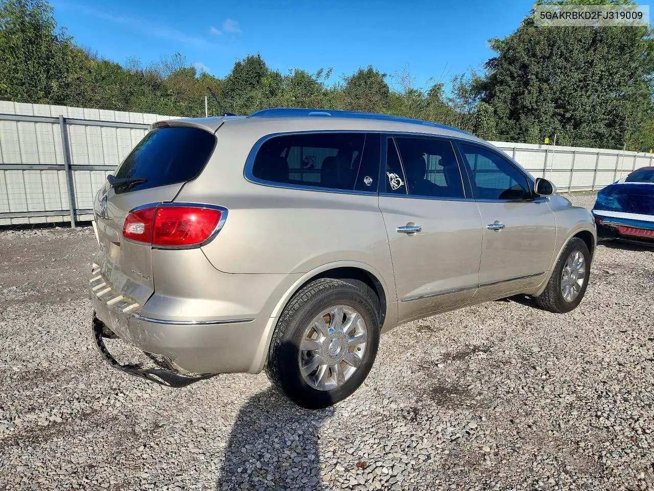 2015 BUICK ENCLAVE VIN 5GAKRBKD2FJ319009 — фото 3