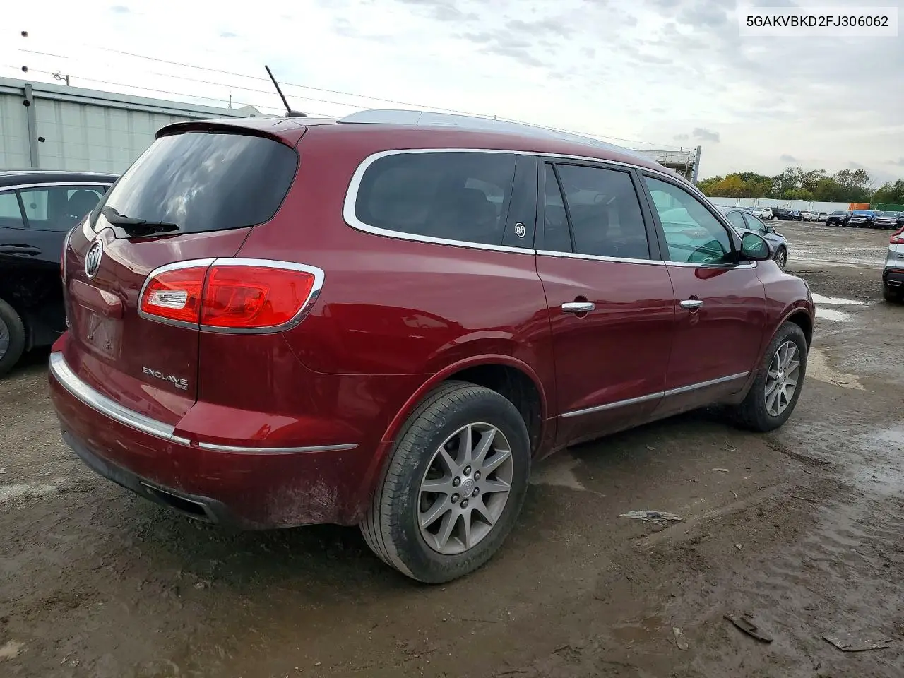2015 BUICK ENCLAVE VIN 5GAKVBKD2FJ306062 — фото 3