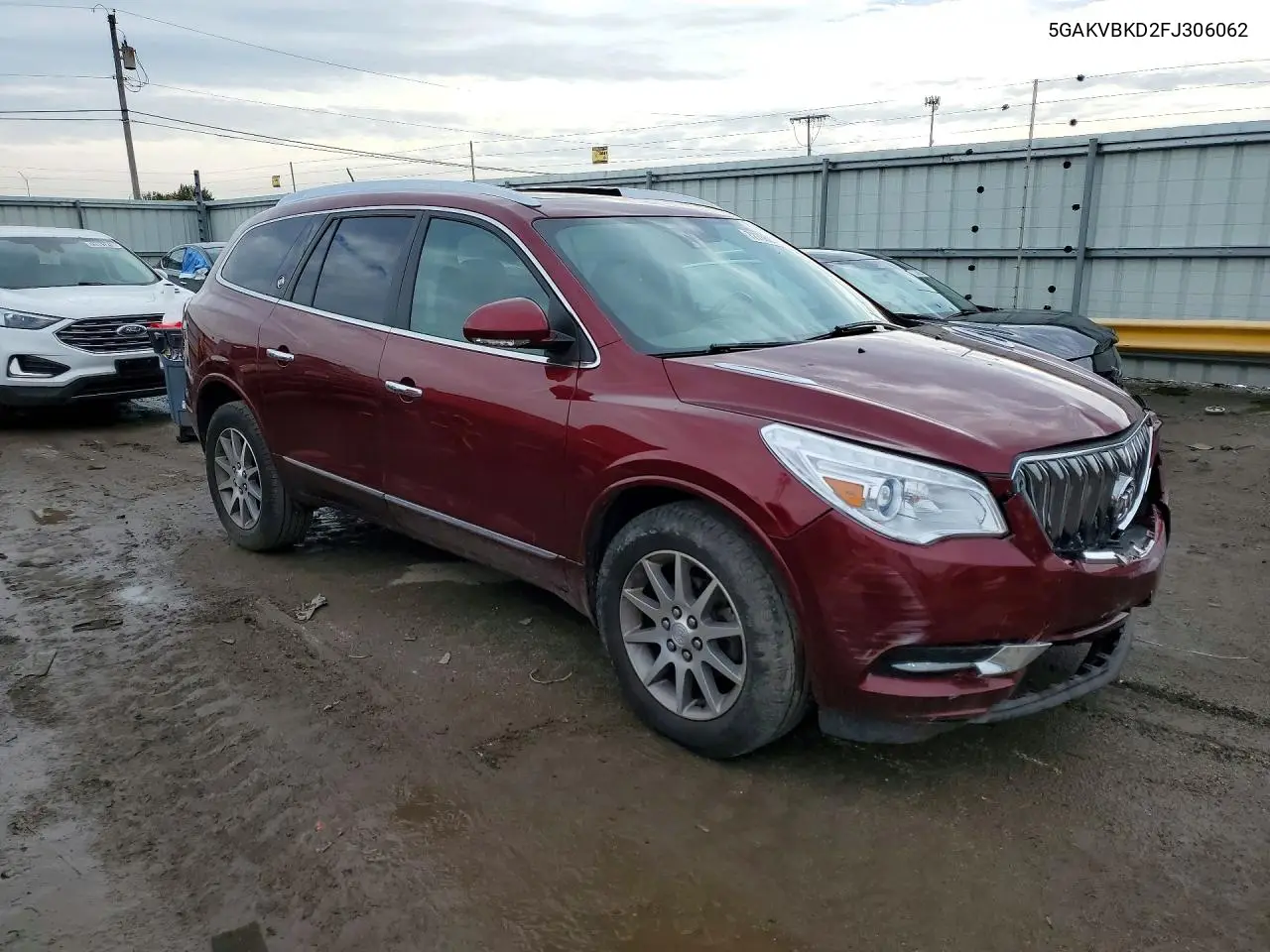 2015 BUICK ENCLAVE VIN 5GAKVBKD2FJ306062 — фото 4