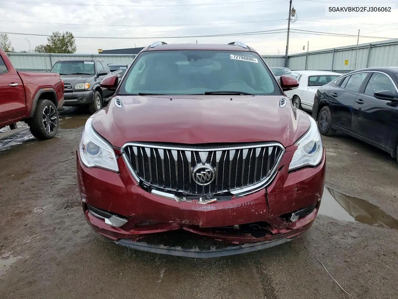 2015 BUICK ENCLAVE VIN 5GAKVBKD2FJ306062 — фото 5