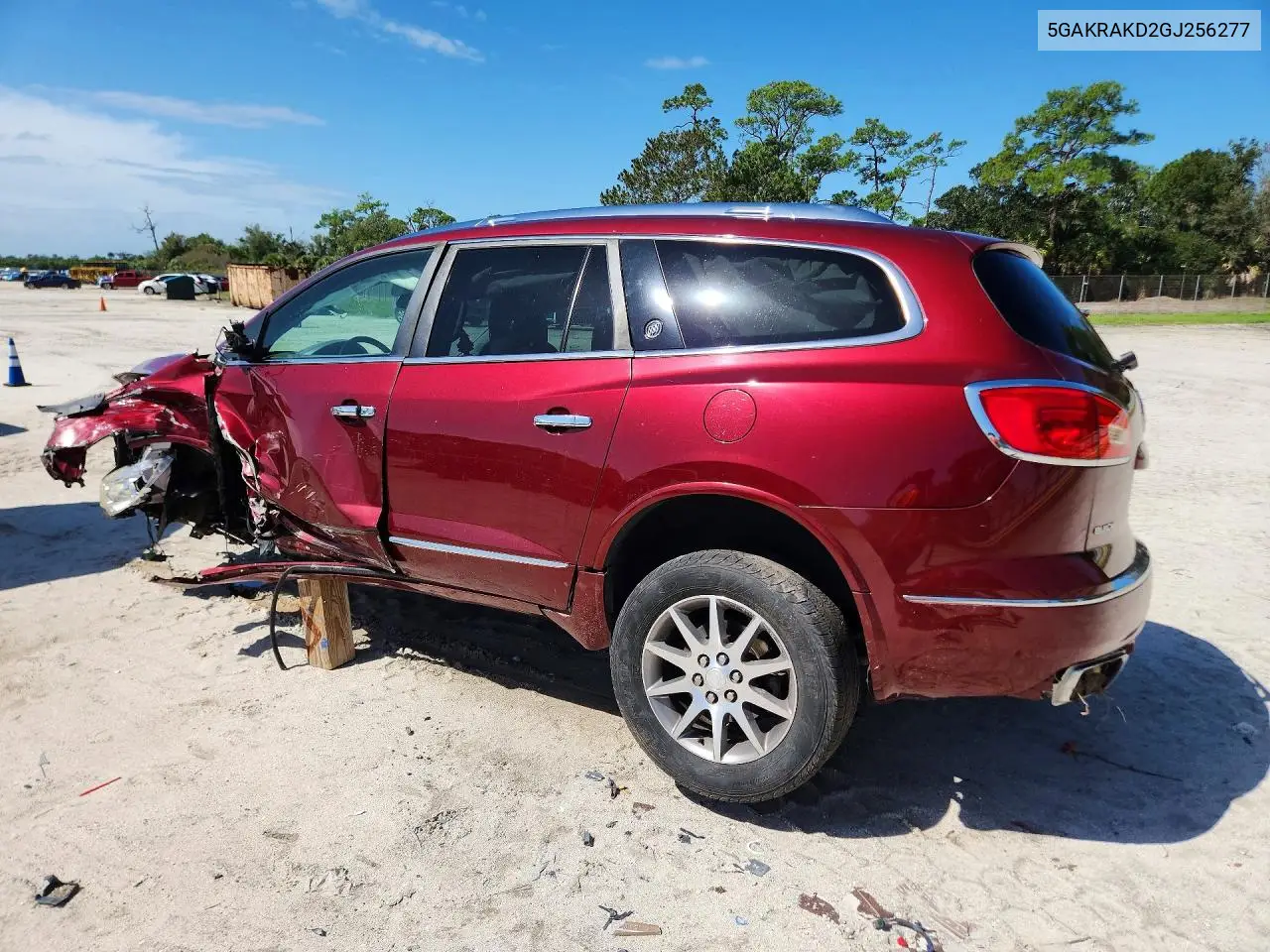 2016 BUICK ENCLAVE VIN 5GAKRAKD2GJ256277 — фото 2