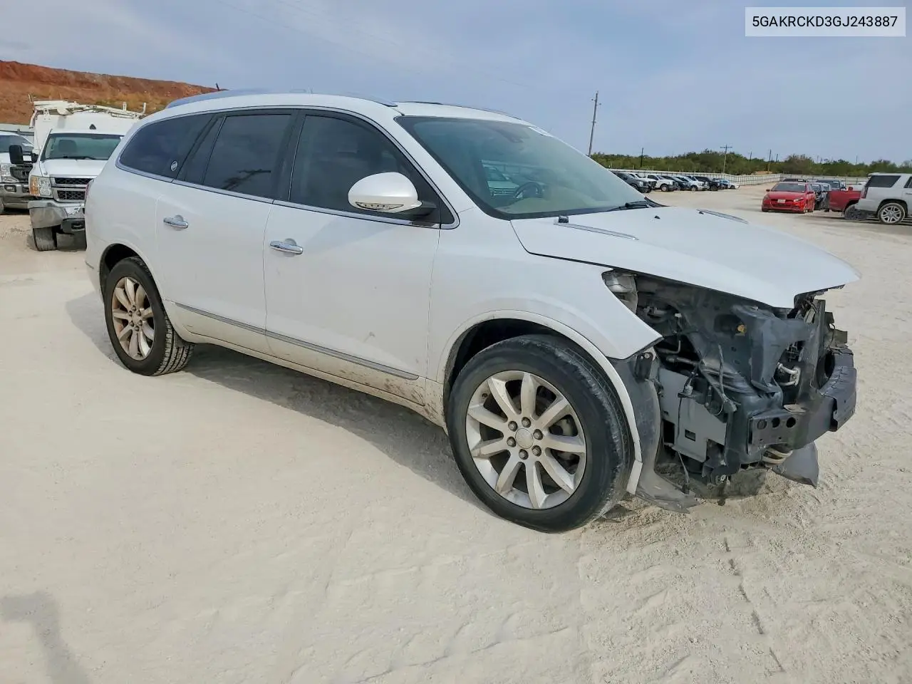 2016 BUICK ENCLAVE VIN 5GAKRCKD3GJ243887 — фото 4