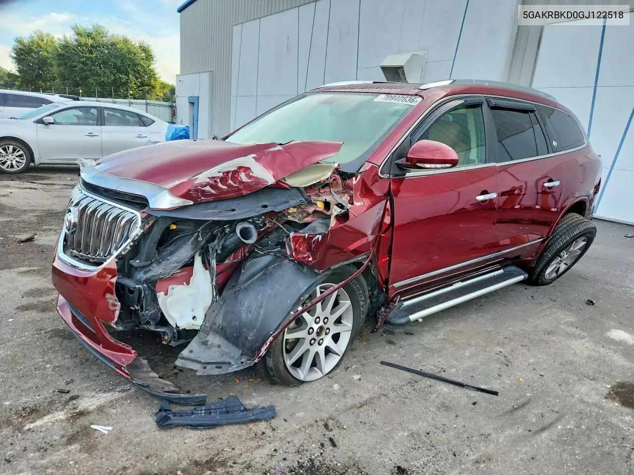 BUICK ENCLAVE 2016, VIN 5GAKRBKD0GJ122518
