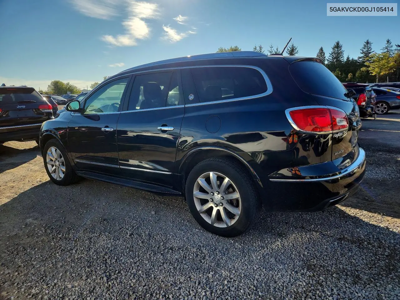 2016 BUICK ENCLAVE VIN 5GAKVCKD0GJ105414 — фото 2