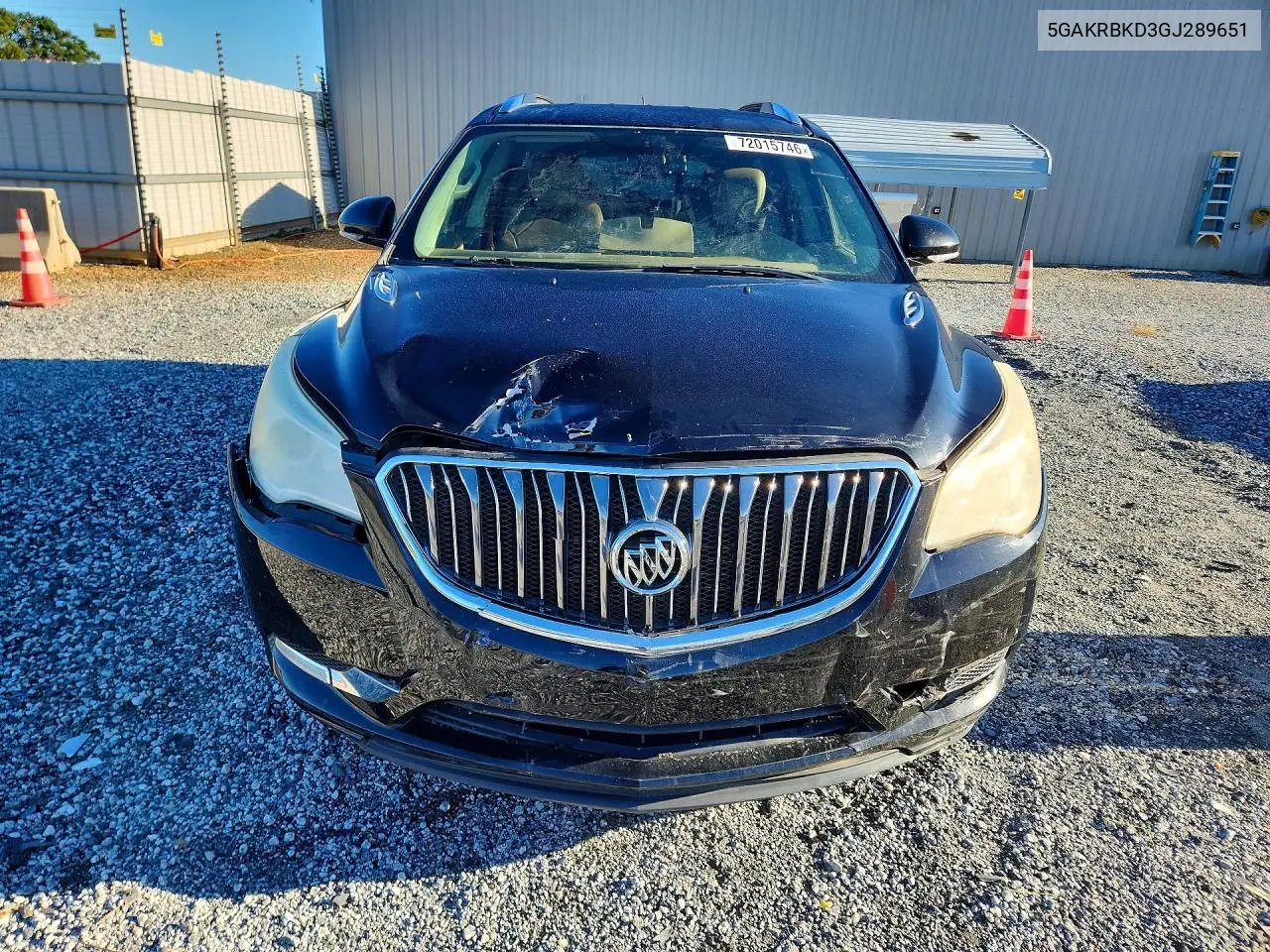 2016 BUICK ENCLAVE VIN 5GAKRBKD3GJ289651 — фото 5