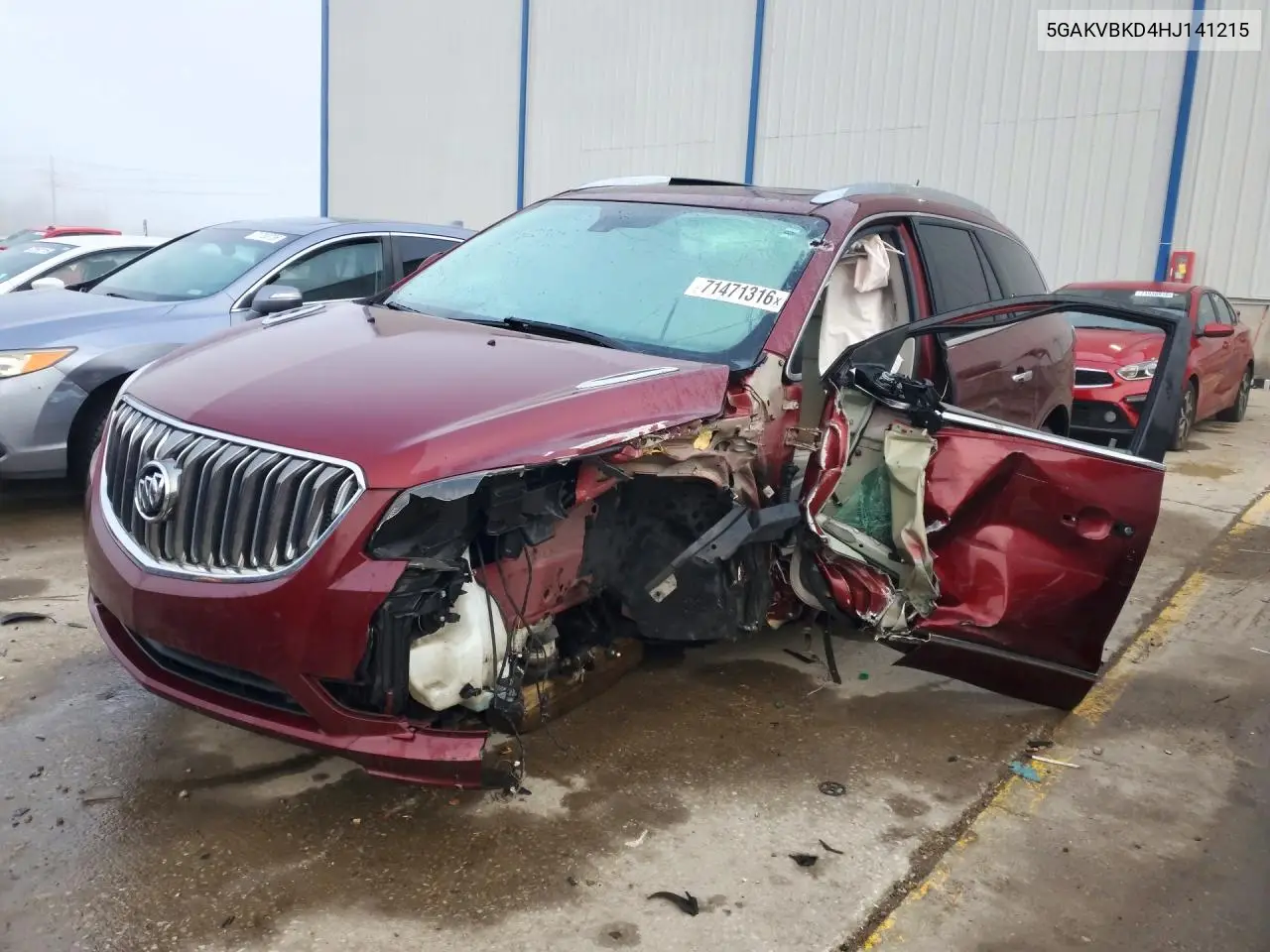 BUICK ENCLAVE 2017, VIN 5GAKVBKD4HJ141215
