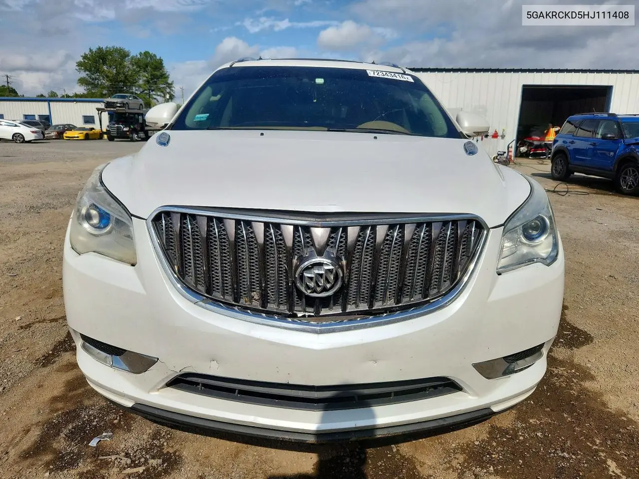 2017 BUICK ENCLAVE VIN 5GAKRCKD5HJ111408 — фото 5