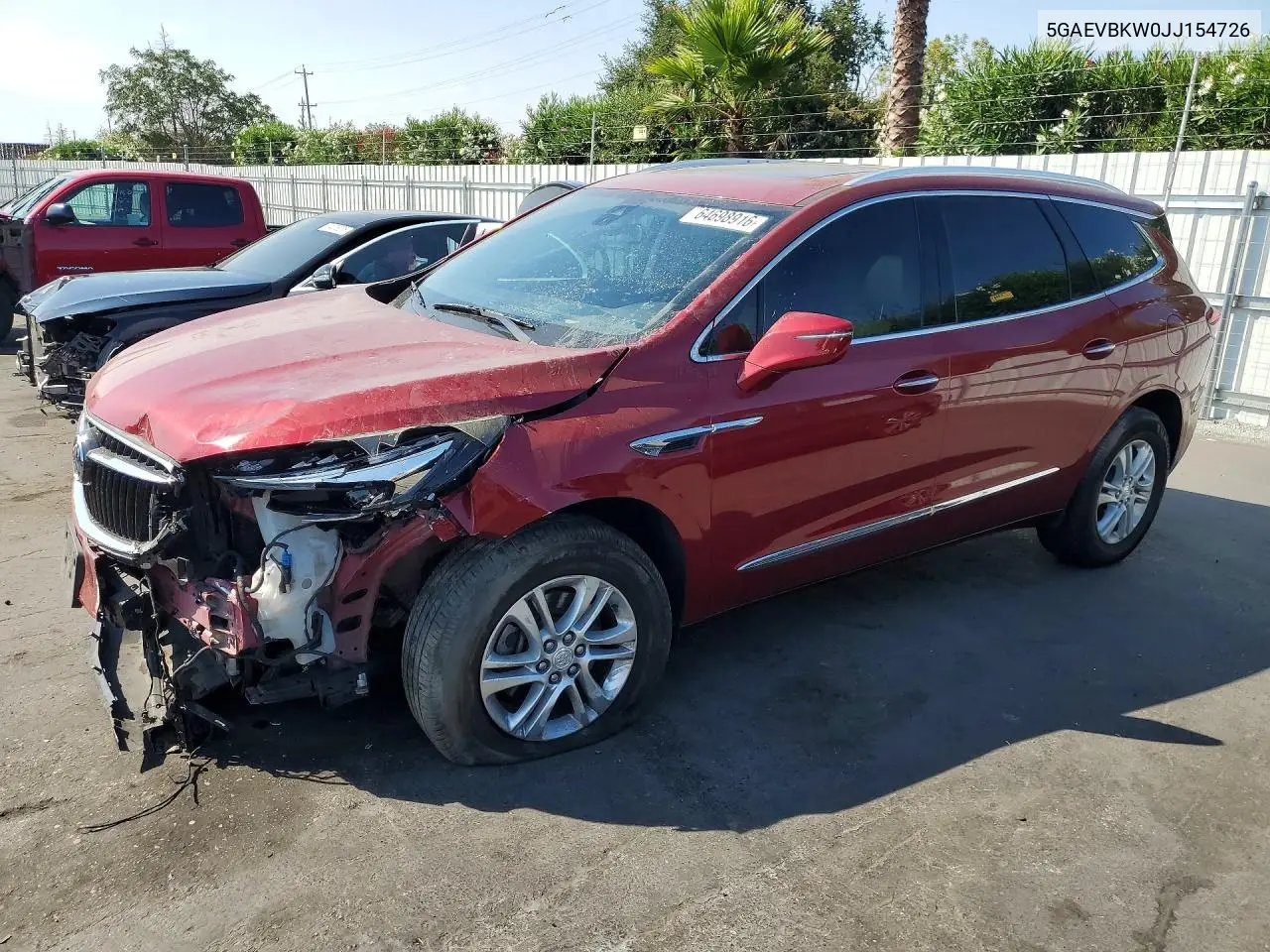 BUICK ENCLAVE 2018, VIN 5GAEVBKW0JJ154726