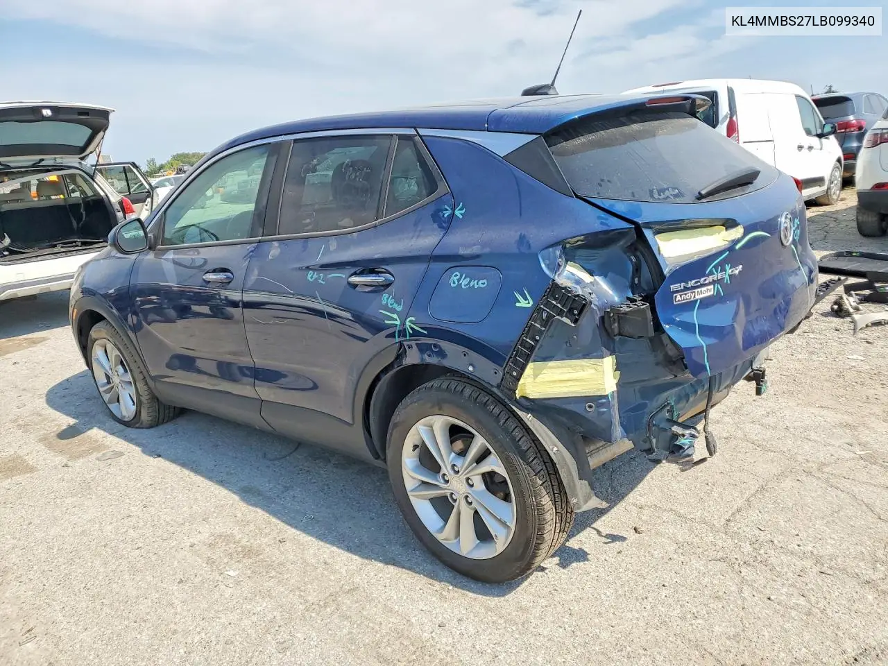 2020 BUICK ENCORE GX VIN KL4MMBS27LB099340 — фото 2
