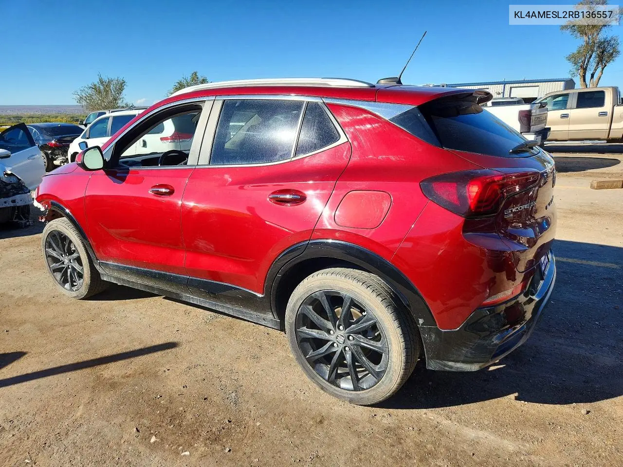 2024 BUICK ENCORE GX VIN KL4AMESL2RB136557 — фото 2