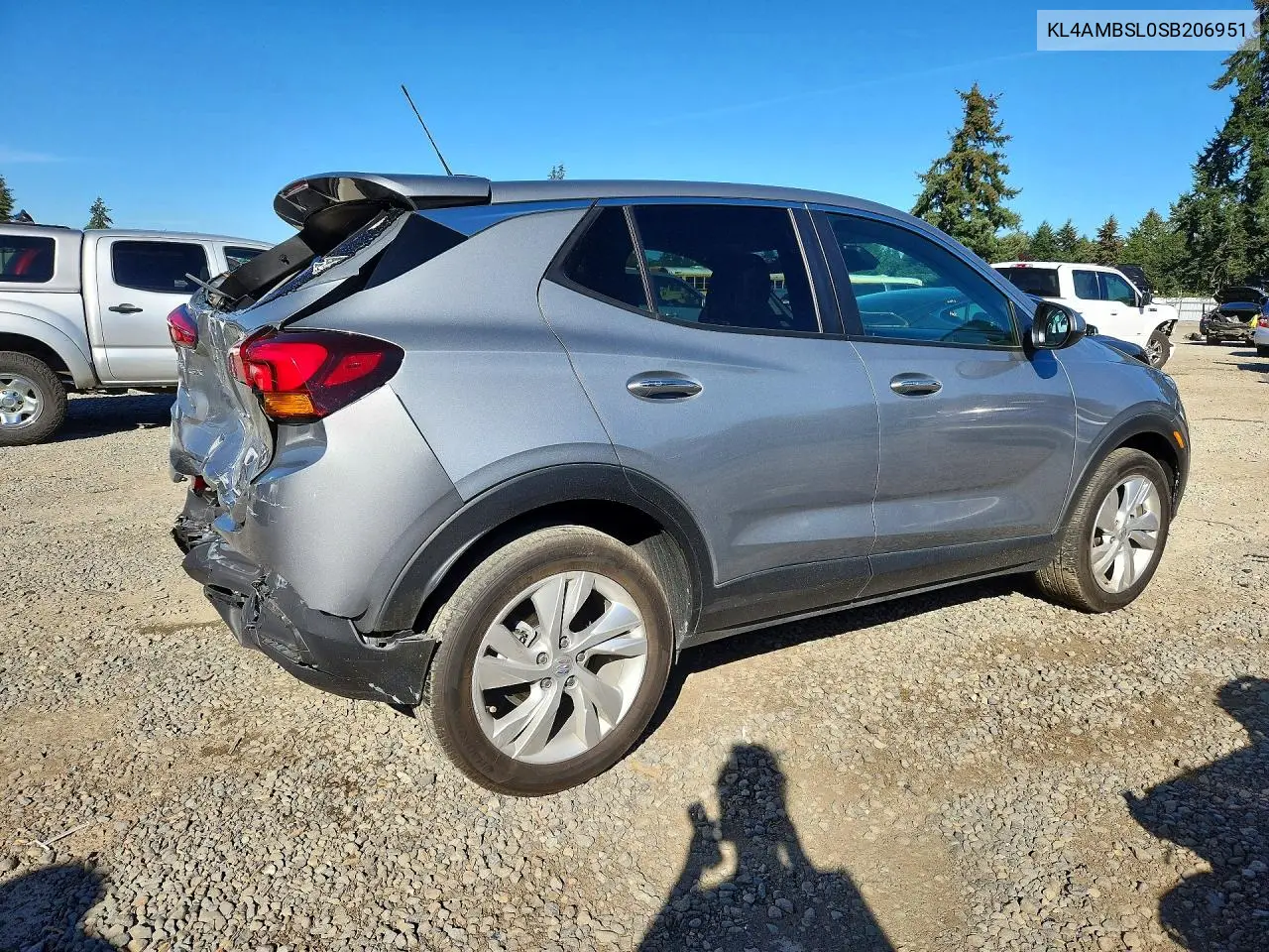 2025 BUICK ENCORE GX VIN KL4AMBSL0SB206951 — фото 3
