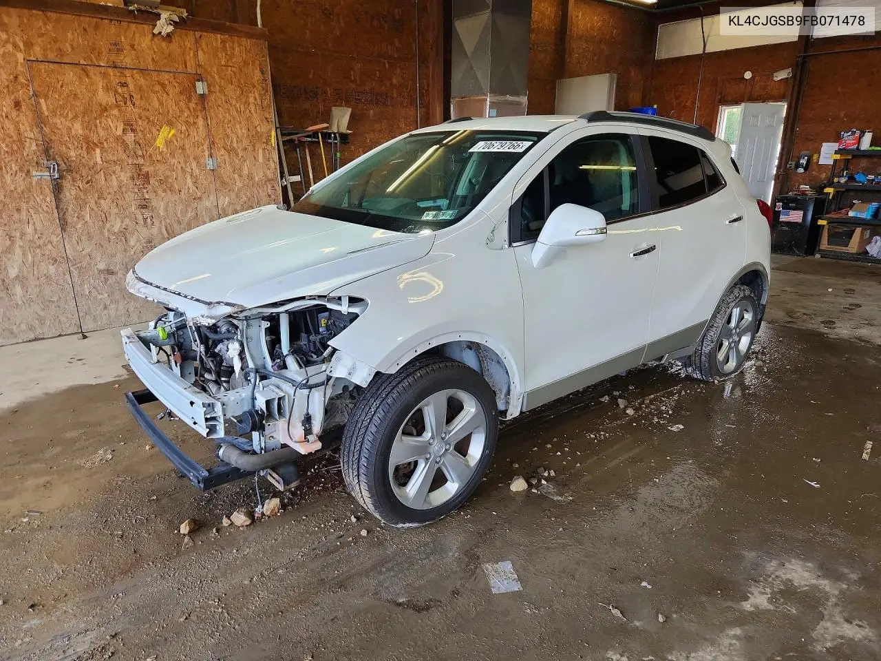 BUICK ENCORE 2015, VIN KL4CJGSB9FB071478