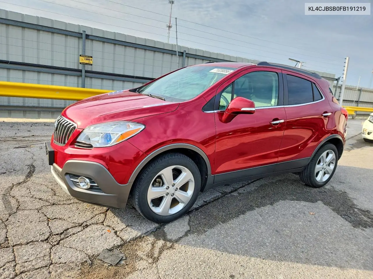 BUICK ENCORE 2015, VIN KL4CJBSB0FB191219