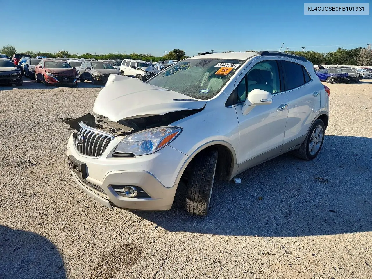 BUICK ENCORE 2015, VIN KL4CJCSB0FB101931