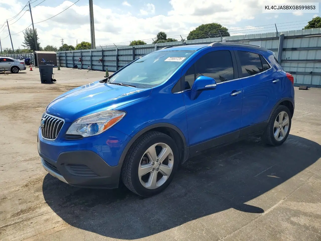 BUICK ENCORE 2016, VIN KL4CJASBXGB599853