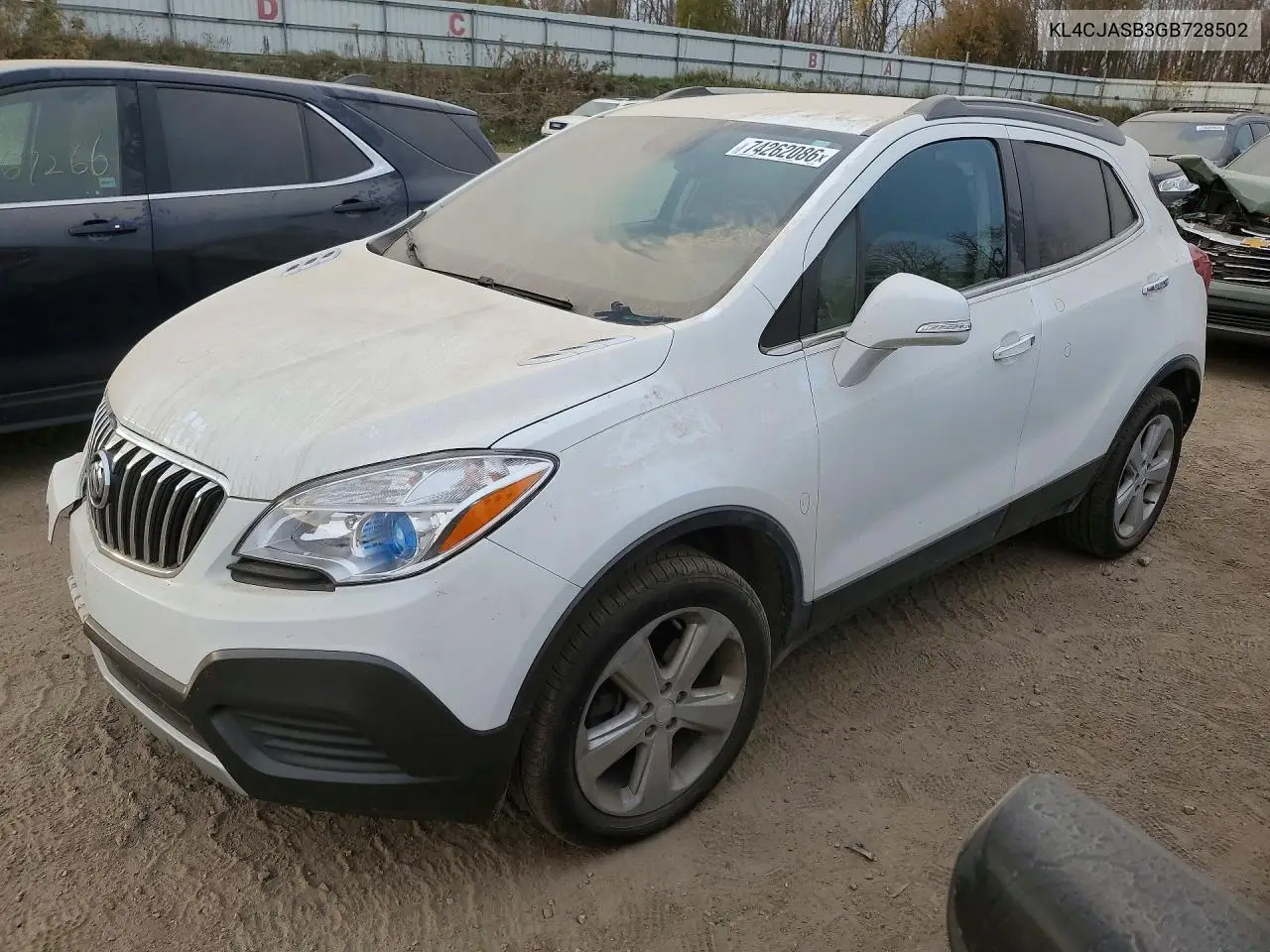 BUICK ENCORE 2016, VIN KL4CJASB3GB728502
