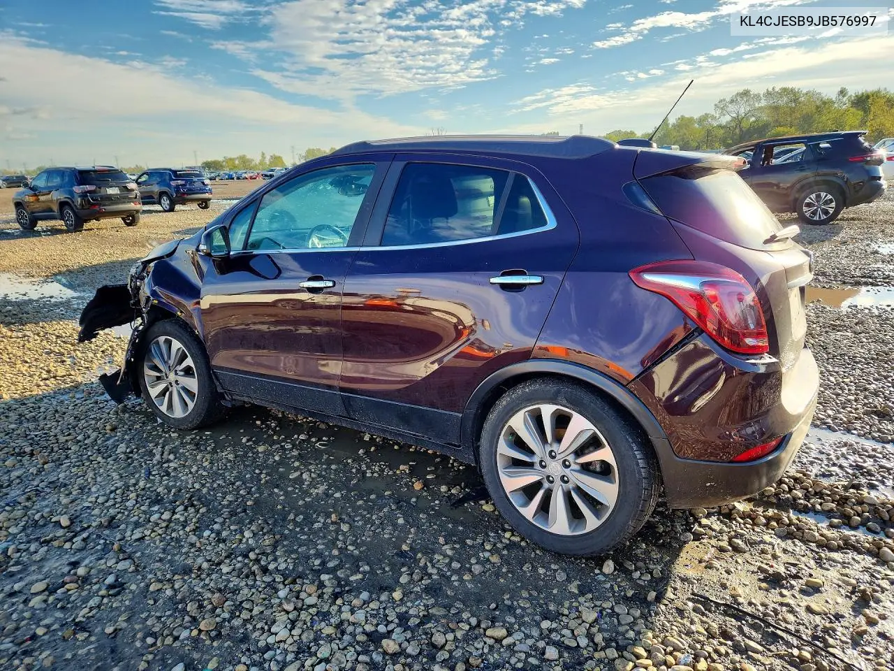 2018 BUICK ENCORE VIN KL4CJESB9JB576997 — фото 2
