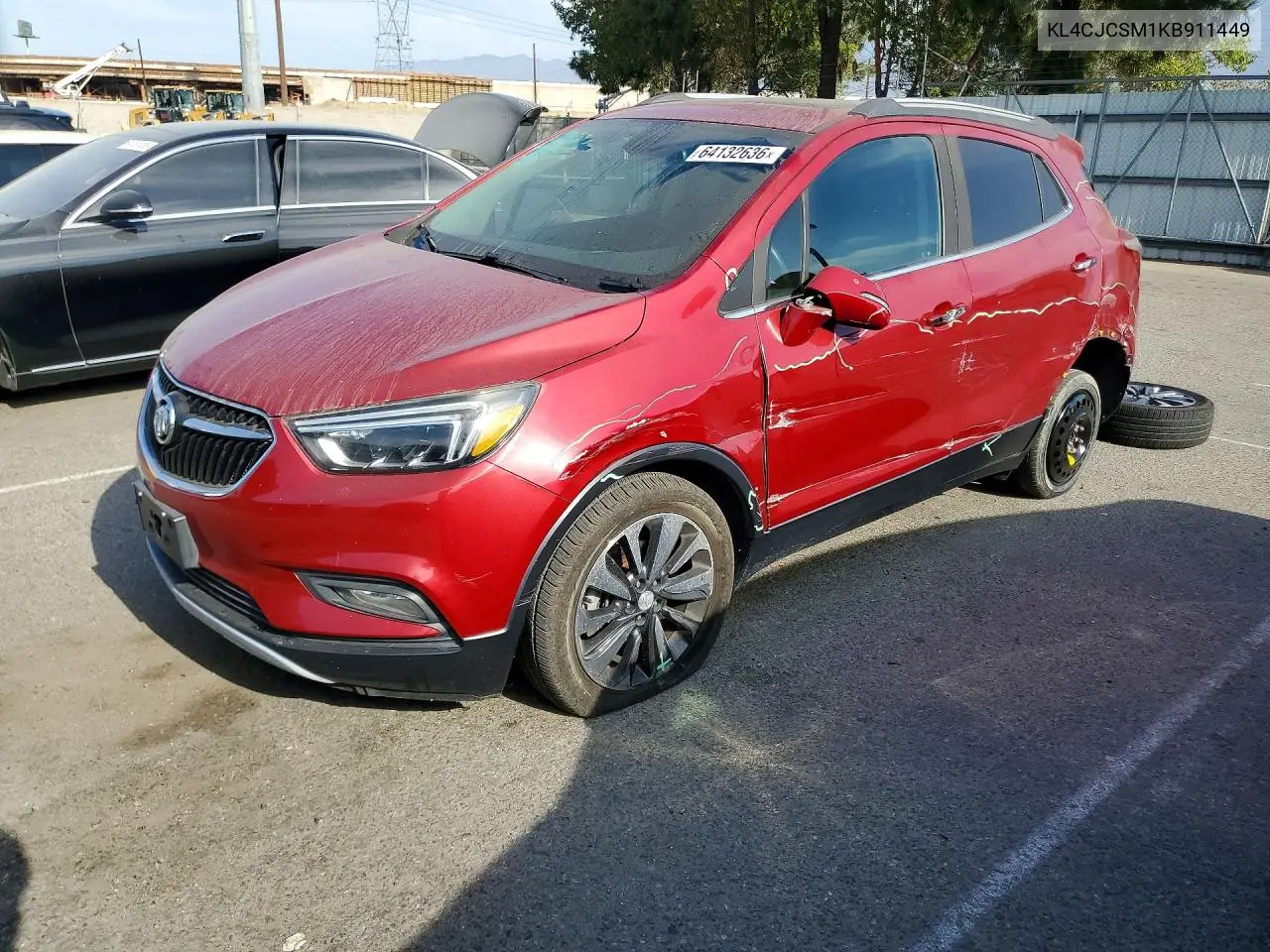 BUICK ENCORE 2019, VIN KL4CJCSM1KB911449