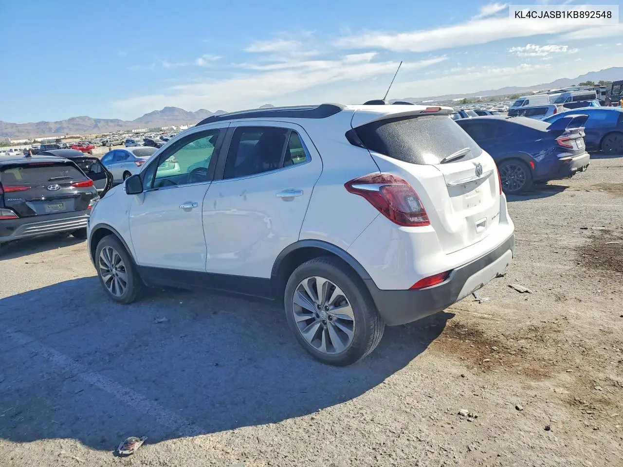 2019 BUICK ENCORE VIN KL4CJASB1KB892548 — фото 2