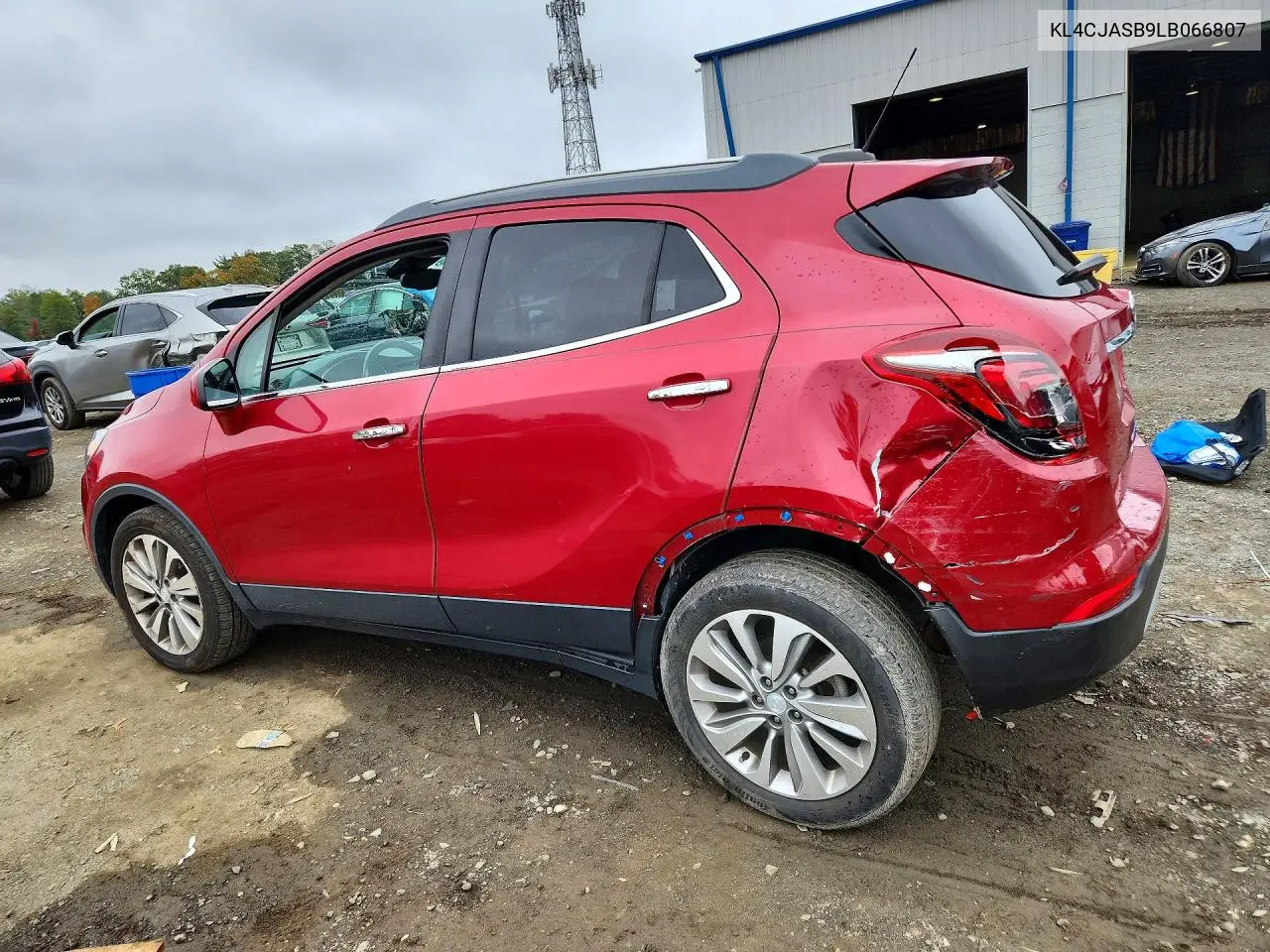 2020 BUICK ENCORE VIN KL4CJASB9LB066807 — фото 2