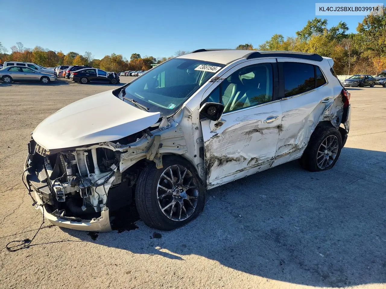 BUICK ENCORE 2020, VIN KL4CJ2SBXLB039914