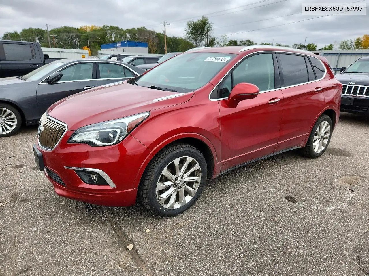 BUICK ENVISION 2016, VIN LRBFXESX6GD157997