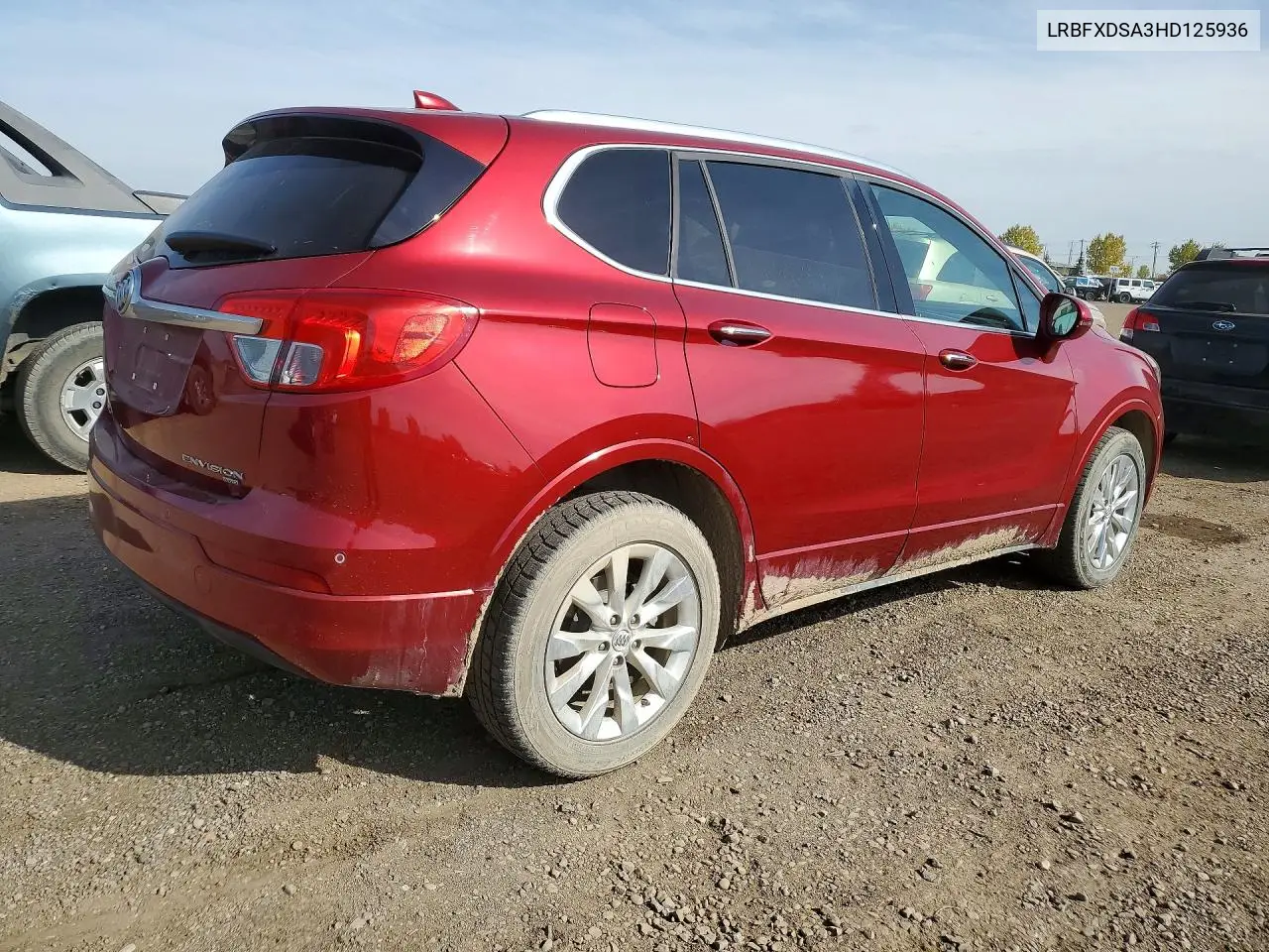 2017 BUICK ENVISION VIN LRBFXDSA3HD125936 — фото 3