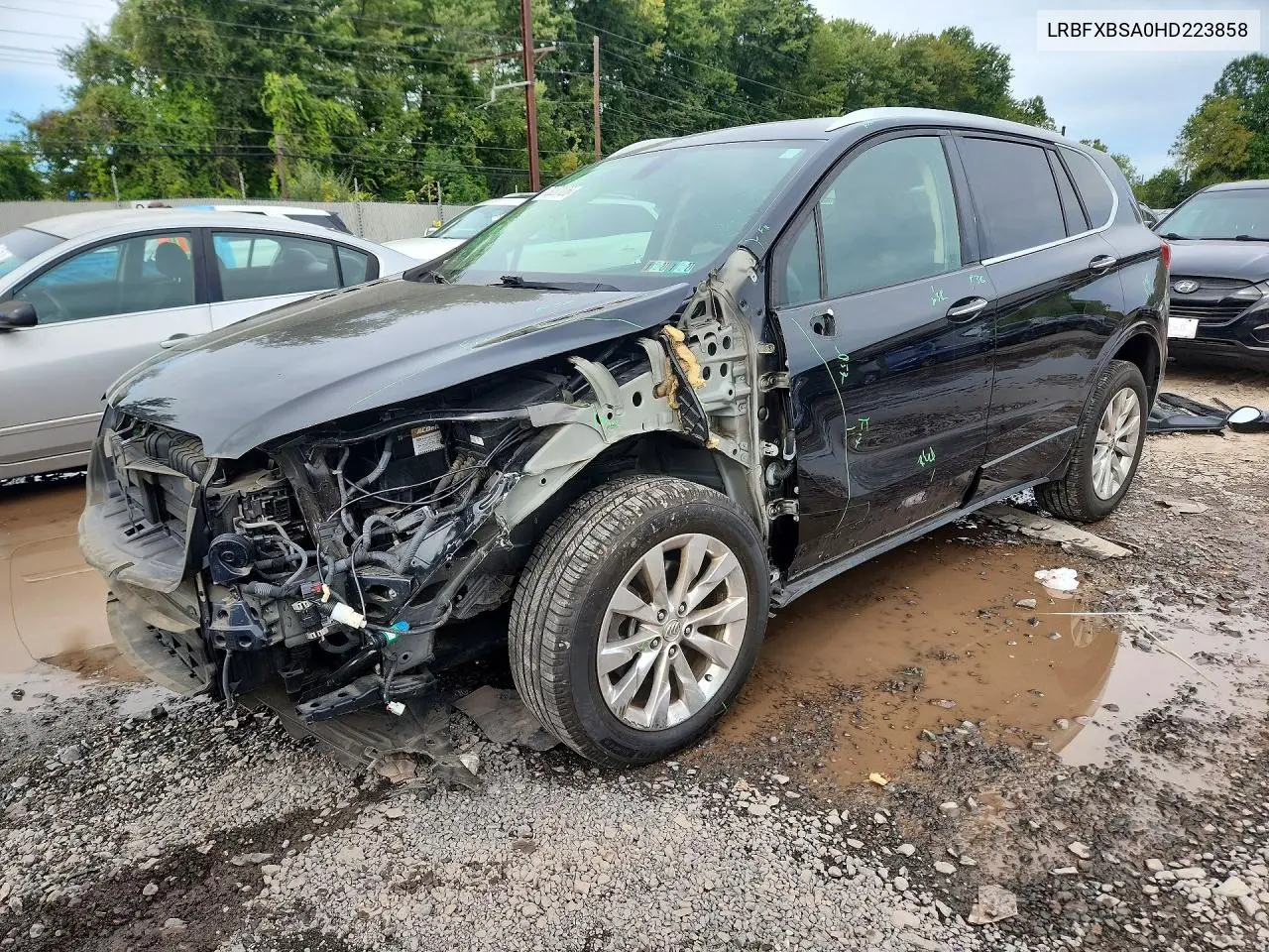 2017 BUICK ENVISION VIN LRBFXBSA0HD223858 — фото 2